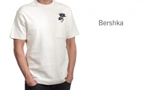 تیشرت مردانه تک جیب Bershka