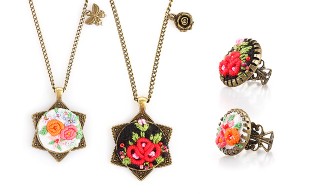 زیورآلات گلدوزی شده