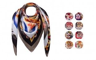 روسری ساتن قواره دار Ziboo