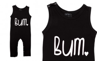 سرهمی دخترانه طرح Bum