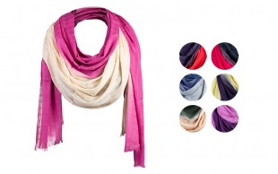 شال دو رنگ زنانه SPRING