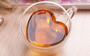 فنجان قلبی دوجداره