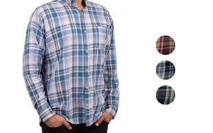 پیراهن چهارخانه مردانه Benetton