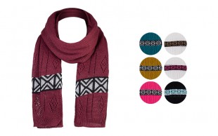 شال بافت زمستانی cribriform