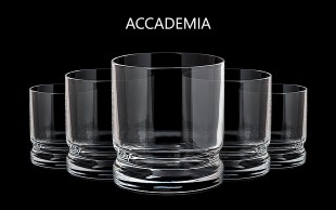 ست 6 عددی لیوان پایه کوتاه Accademia
