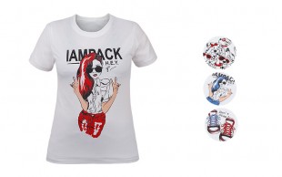 تیشرت زنانه طرحدار Casual