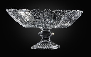 ظرف بلور پایه دار Art in Glass