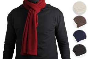 شال گردن ریزبافت مردانه