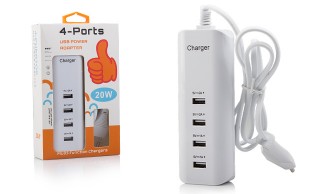 شارژر USB چهار پورت