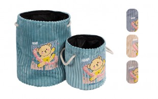 سبد 2 عددی لباس و اسباب بازی طرح IKEA