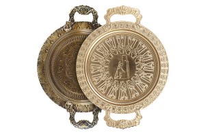 سینی فلزی طرح برجسته