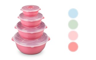 ظرف 4 تکه درب دار Kave Plast