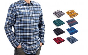 پیراهن پشمی چهار خانه