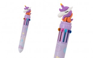 خودکار 10 رنگ طرح Unicorn