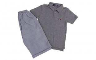 ست پولوشرت و شلوارک پسرانه طرح Tommy