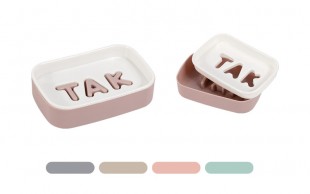 جا صابونی دو رنگ Tak Plastik