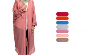 مانتو خفاشی آستین گره ای