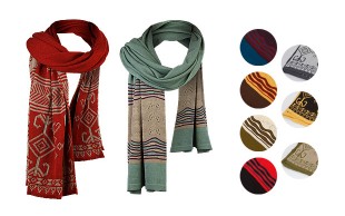 شال بافت زمستانی Geometric