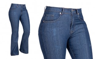 شلوار جین کاغذی دمپا گشاد زنانه