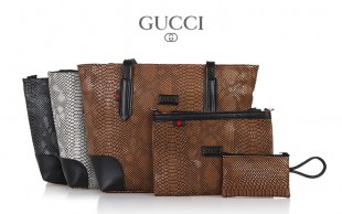 کیف سه تکه پوست ماری Gucci