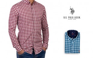 پیراهن مردانه چهارخانه US polo