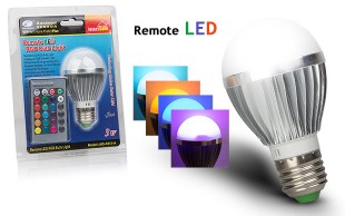 لامپ LED رنگی ریموت دار AOKEMAN