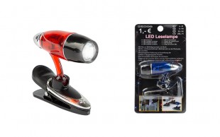 چراغ مطالعه LED گیره‌ای