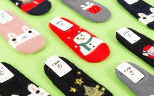 جوراب پشمی فانتزی