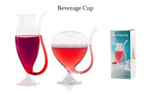 لیوان شربت خوری نی دار Beverage cup