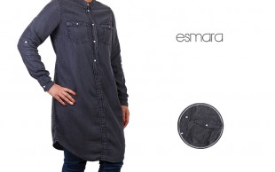 مانتو طرح جین زنانه esmara