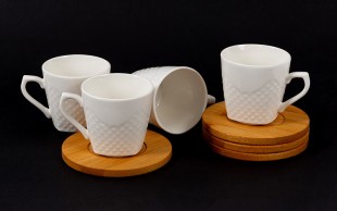 ست چهار عددی فنجان قهوه خوری