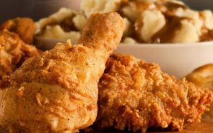 مرغ سوخاری در کافه لاوین