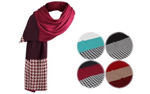 شال بافت زمستانی