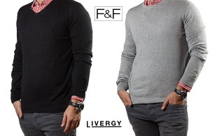پلیور یقه گرد FandF