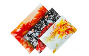 سینی پذیرایی شیشه ای Queens