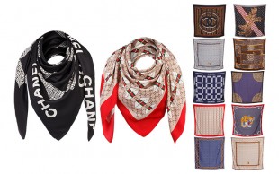 روسری ساتن ابریشم قواره دار Multi Brand