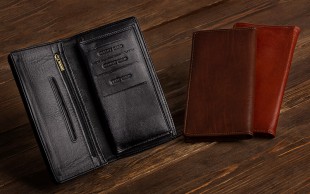 کیف پول چرم طبیعی CLASSIC