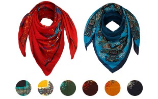 روسری نخی طرحدار