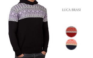 پلیور بافت مردانه LUCA BRASI