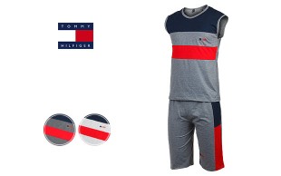 حلقه ای و شلوارک مردانه طرح TOMMY