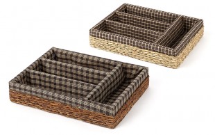 ارگانایزر حصیری قاشق و چنگال