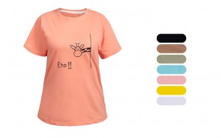 تیشرت زنانه طرح زرافه