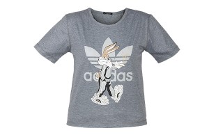 تیشرت زنانه طرح adidas