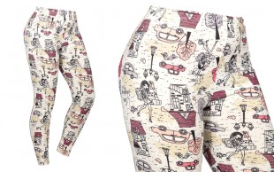 شلوار ساپورت طرحدار