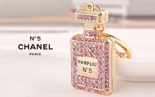 آویز کلید کریستالی طرح Channel