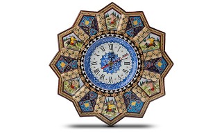 ساعت خورشیدی خاتم و مینا