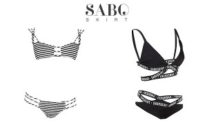 مایو دو تکه طرح SABOSKIRT