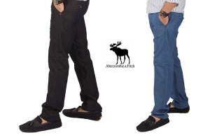 شلوار کتان طرح جین Abercrombie