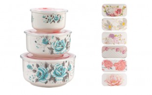 ظرف 3 تکه سرامیکی سوپاپ دار Locatelli