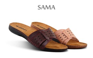 صندل چرم زنانه Sama
